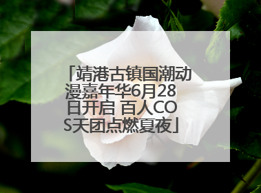 靖港古镇国潮动漫嘉年华6月28日开启 百人COS天团点燃夏夜