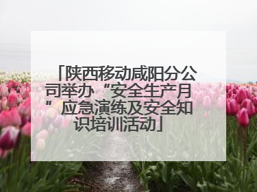 陕西移动咸阳分公司举办“安全生产月”应急演练及安全知识培训活动