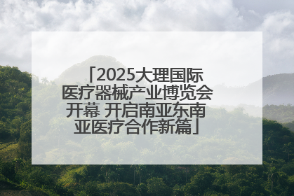 2025大理国际医疗器械产业博览会开幕 开启南亚东南亚医疗合作新篇