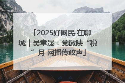 2025好网民·在聊城｜吴聿晟：党徽映“税”月 网播传政声