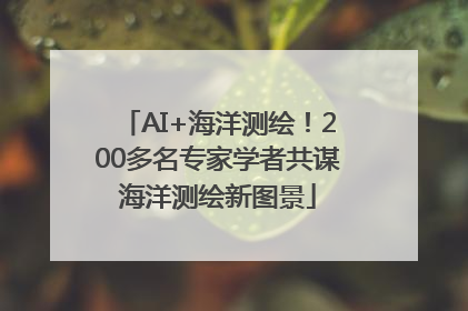 AI+海洋测绘！200多名专家学者共谋海洋测绘新图景